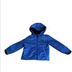 Nike Toddler boy fleece lined blue windbreaker jacket 2T
